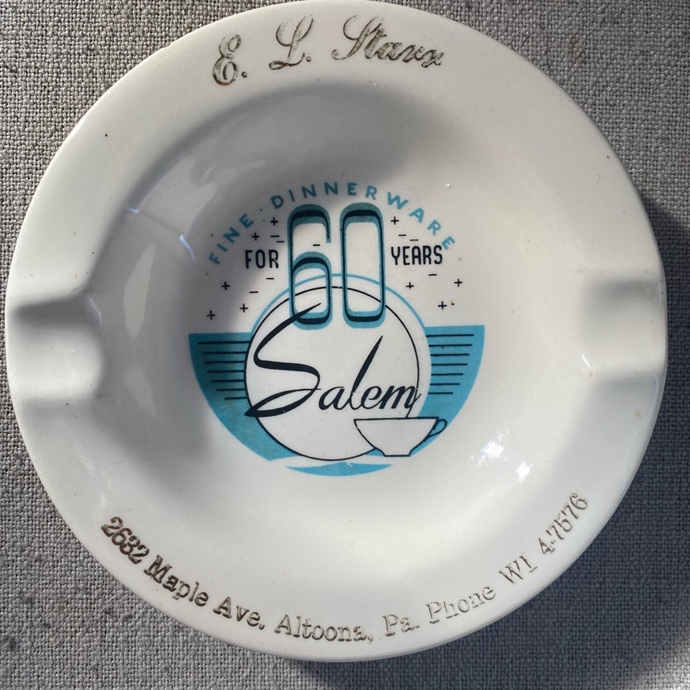 Vintage 60s Salem ashtray!